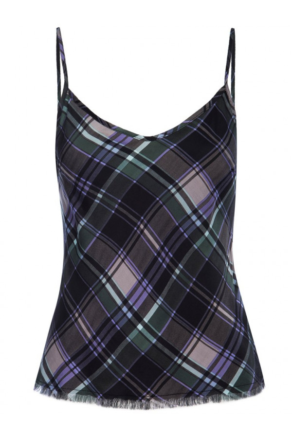 Nebula Dolce Plaid Tank