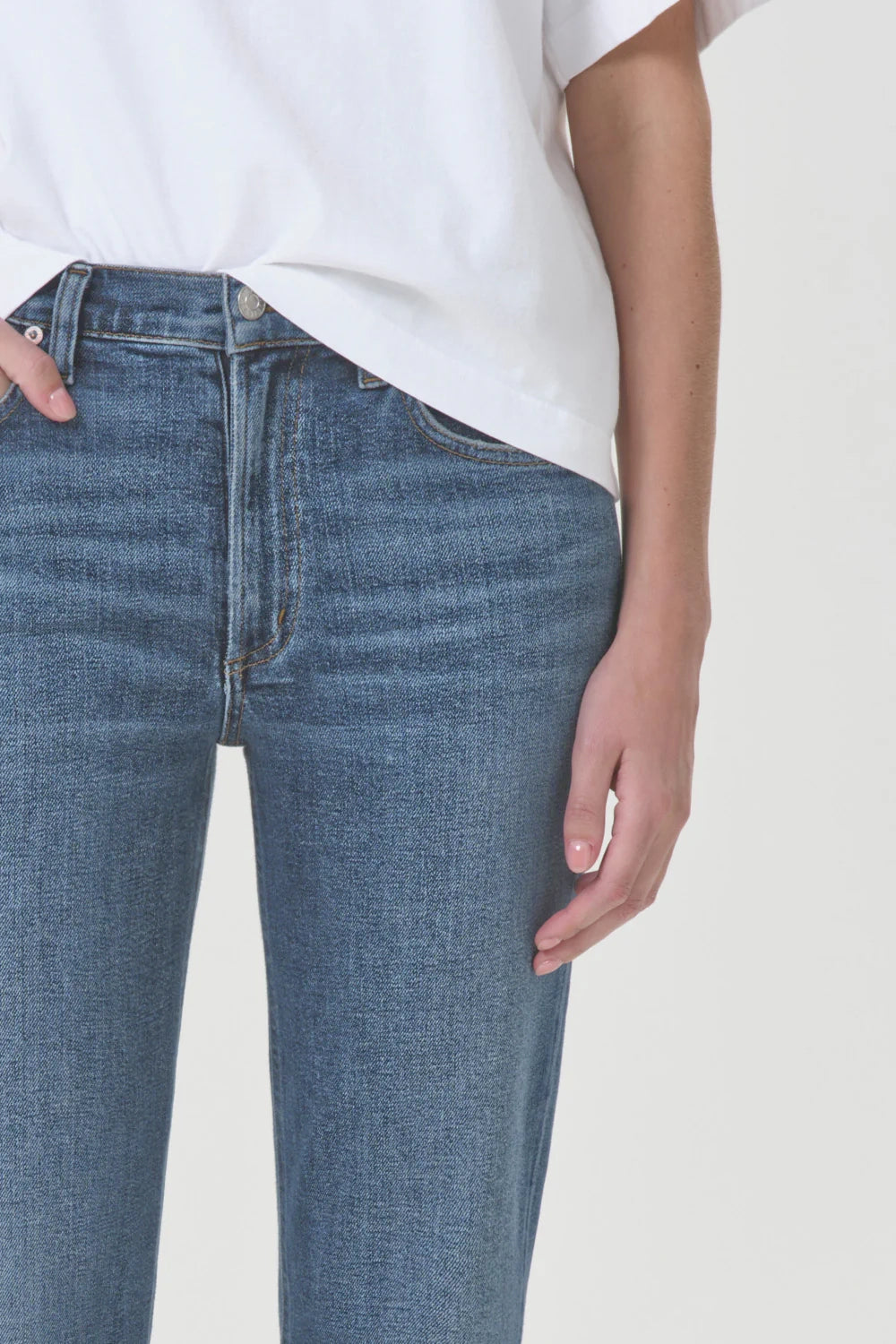 Race Mid Rise Straight Jean