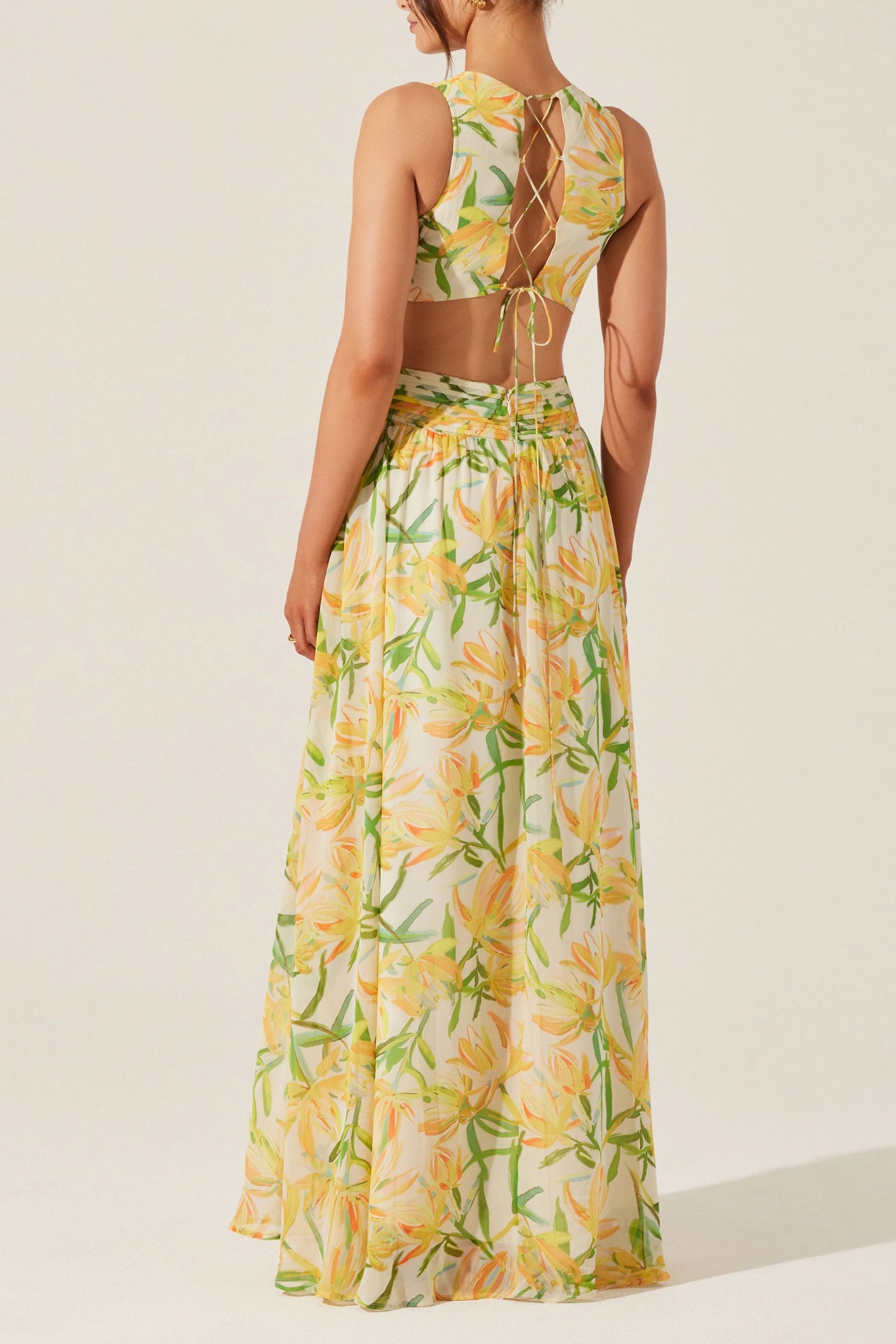 Soft Print Maxi Dress