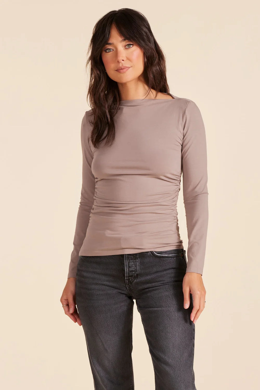 Indigo Neck Top