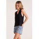 Courant Flow Neck Gauze Tank