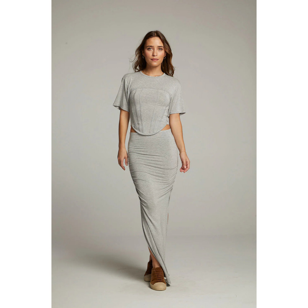Manor Drift Heather Grey Tee