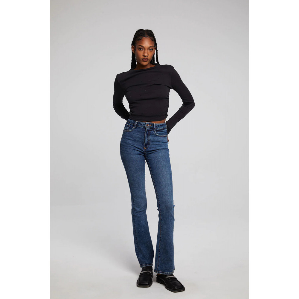 Thyme Pulse Shirred Top