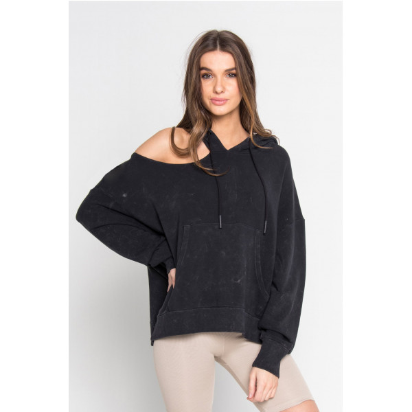 Fervor Cut Shoulder Hoodie