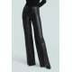 Cedar Leather Wide Leg Pant