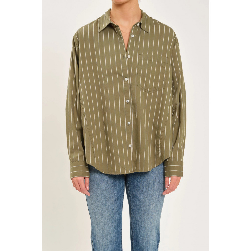 Fortuna Boyfriend Button Up Shirt