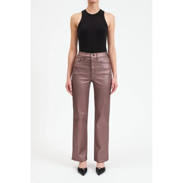 Iconic Stile High Rise Vintage Straight in Coated Penny