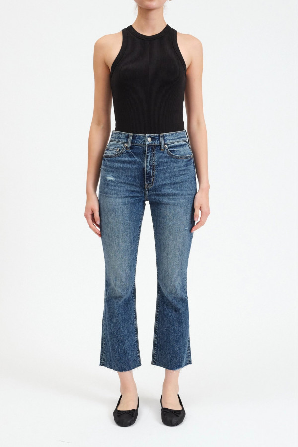 Paradise Girl Crop Flare in Socialite Vintage