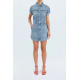 Notte Twist Denim Dress