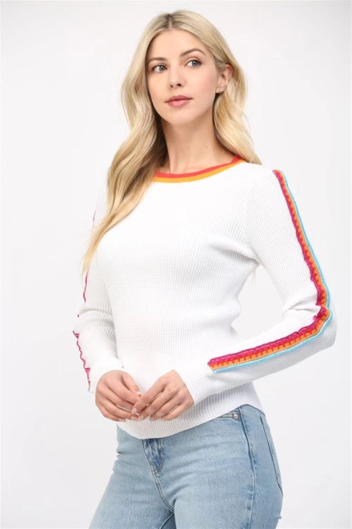 Sueño Trim Knit Top