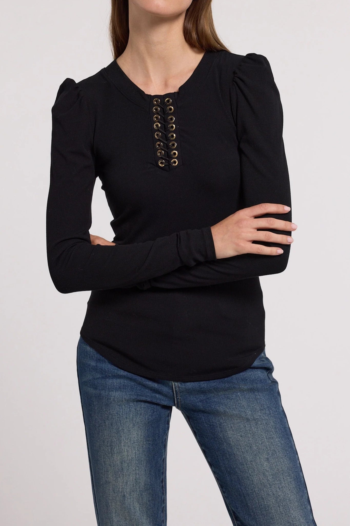 Ambra Lace-Up Top