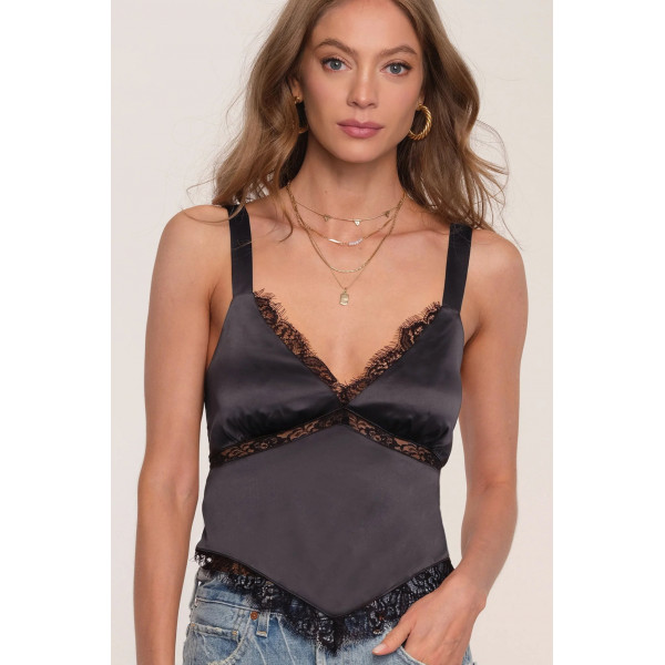 Thrust Lace Trim Cami
