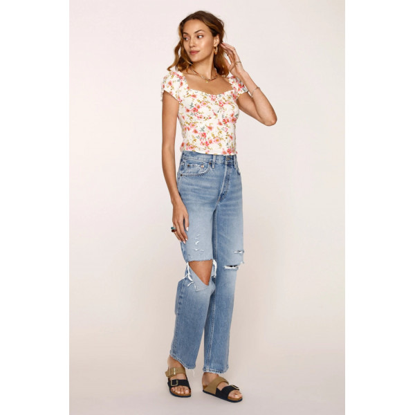 Esmeralda Floral Top