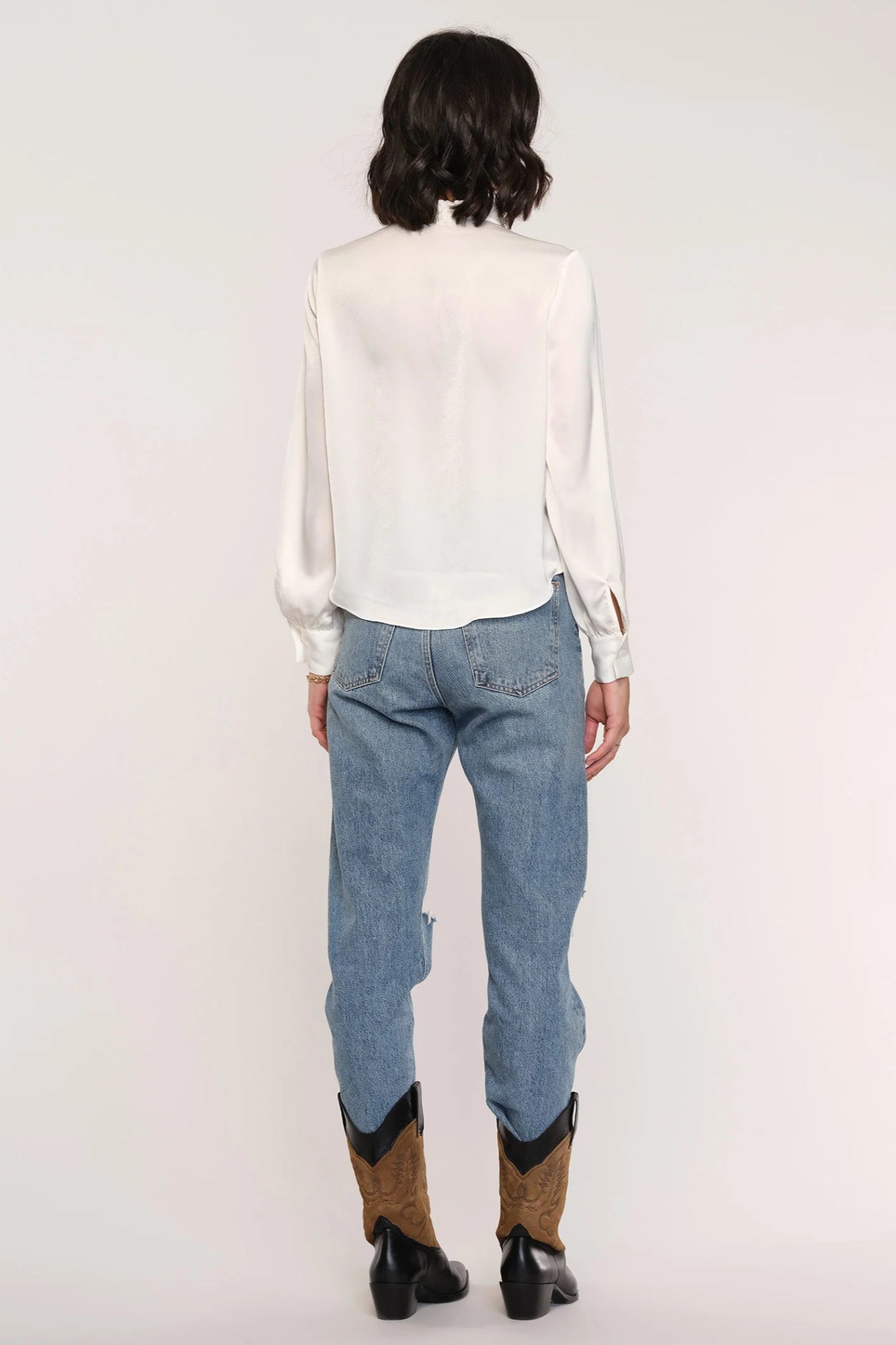 Delicada Smocked Shoulder Blouse