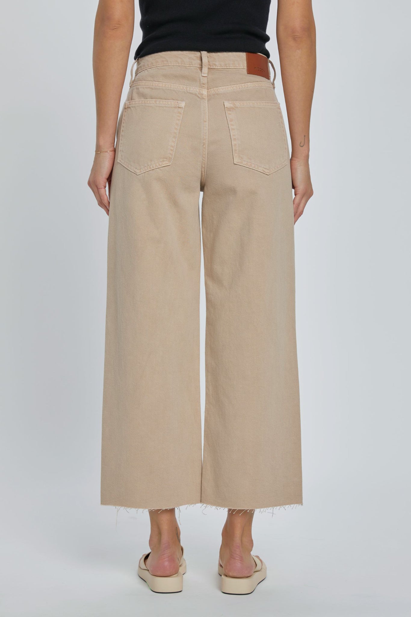Fleet Crop Wide Leg Jean