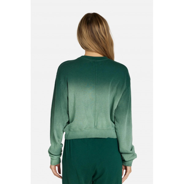 Valhalla Crop Ombre Sweatshirt