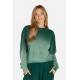 Valhalla Crop Ombre Sweatshirt