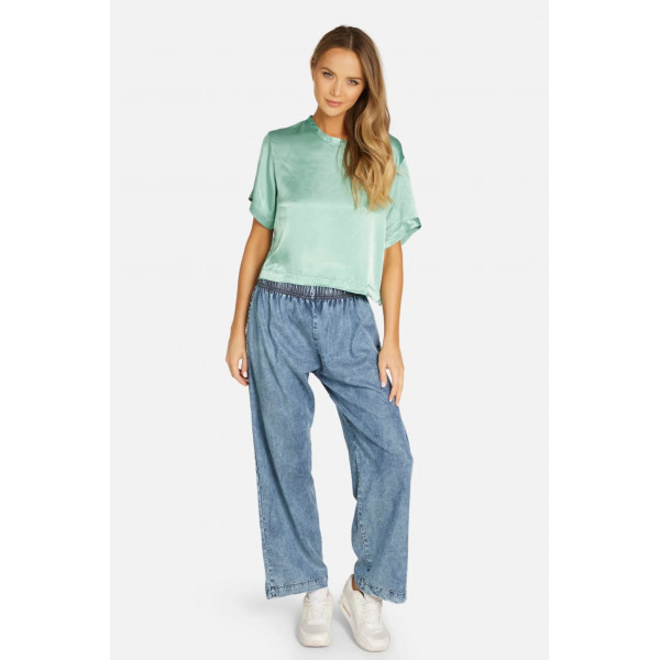 Fascino Short Sleeve Boxy Top