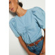 Splendore Chambray Top