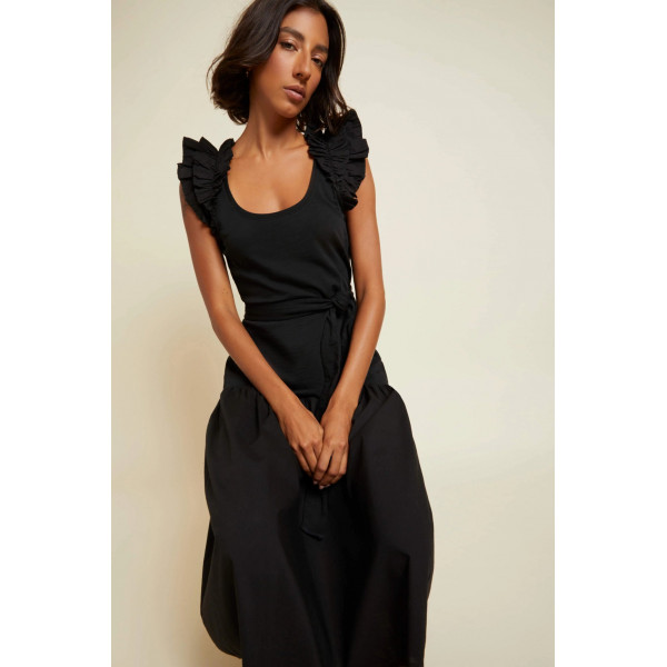 Shine Flow Frilly Dress