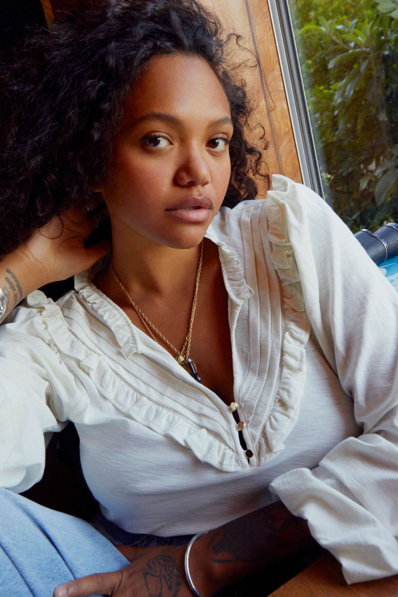 Ardore Glow Yoked Top