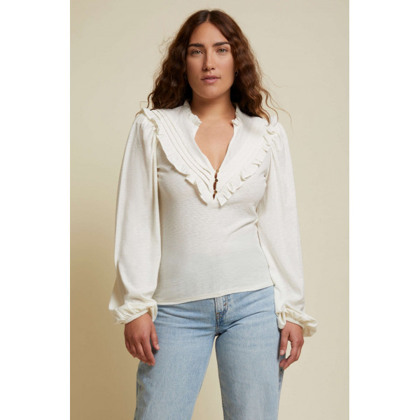 Ardore Glow Yoked Top