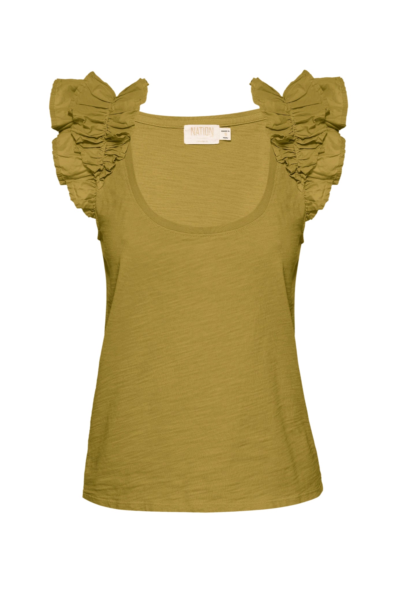 Esprit Ruffled Tank