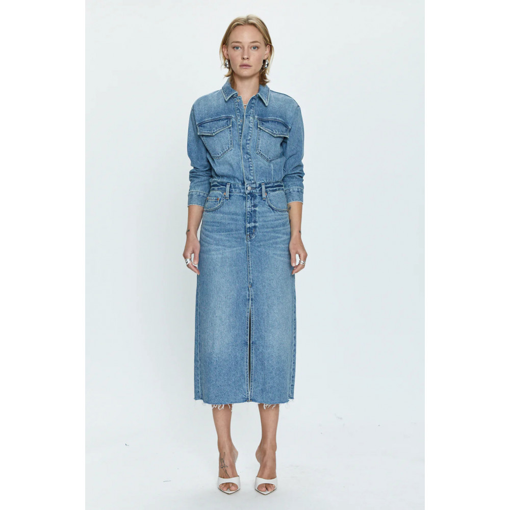 Luna Vertex Midi Dress