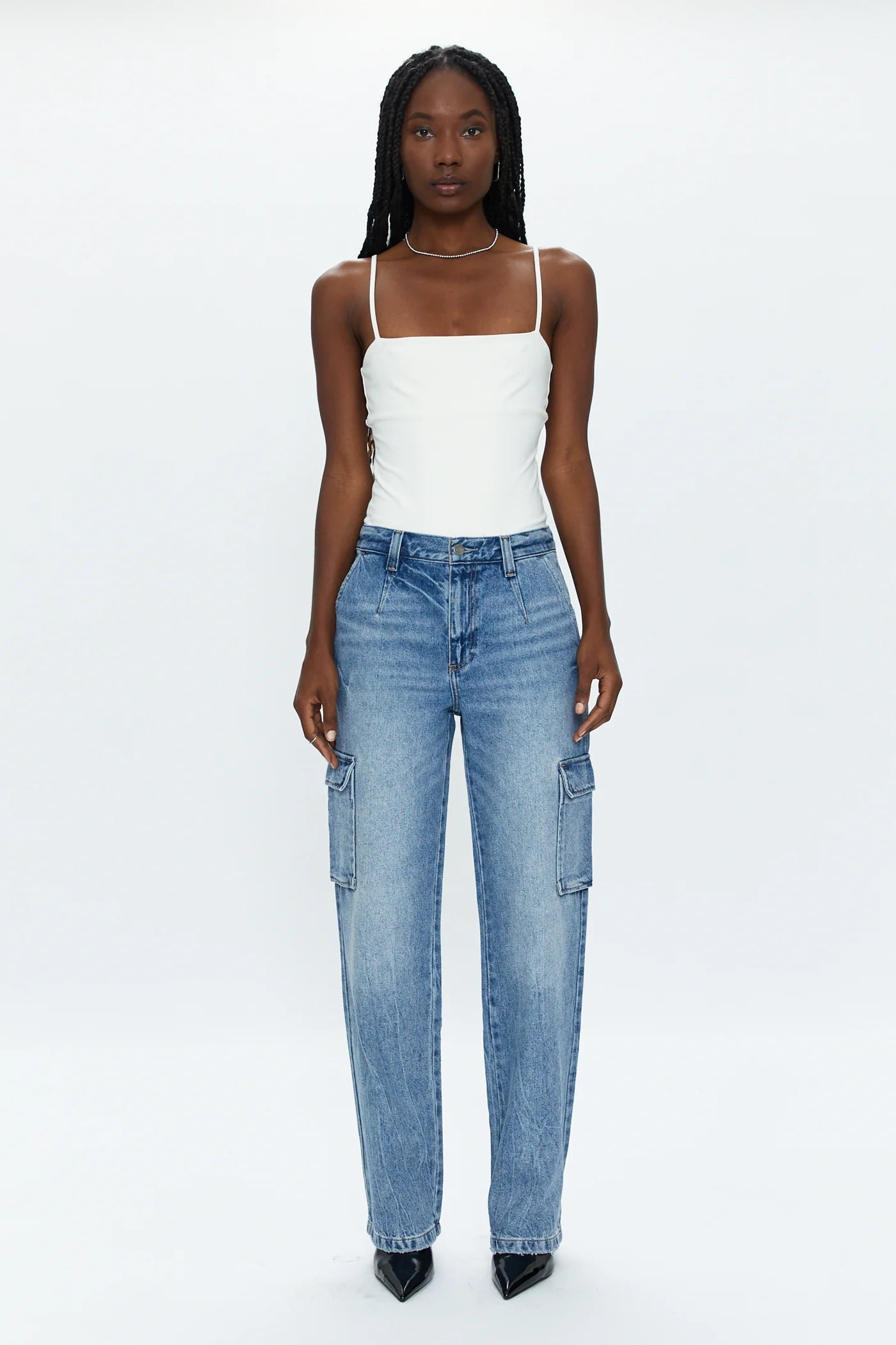 Wave Grâce Cargo Mid Rise Straight