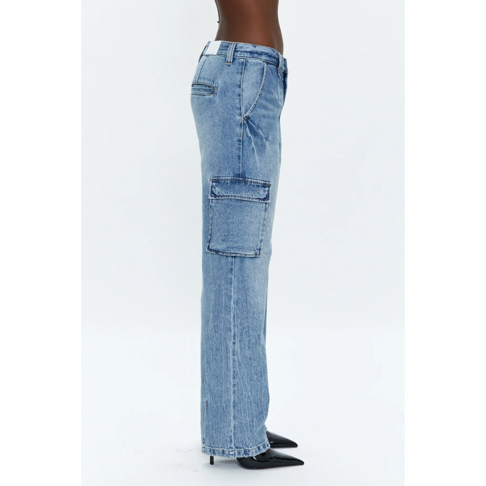 Wave Grâce Cargo Mid Rise Straight