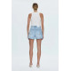 Terciopelo A-Line Denim Short