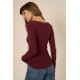 Mussola Comeback Notch Neck Long Sleeve