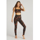 Burgundy Splatter Legging