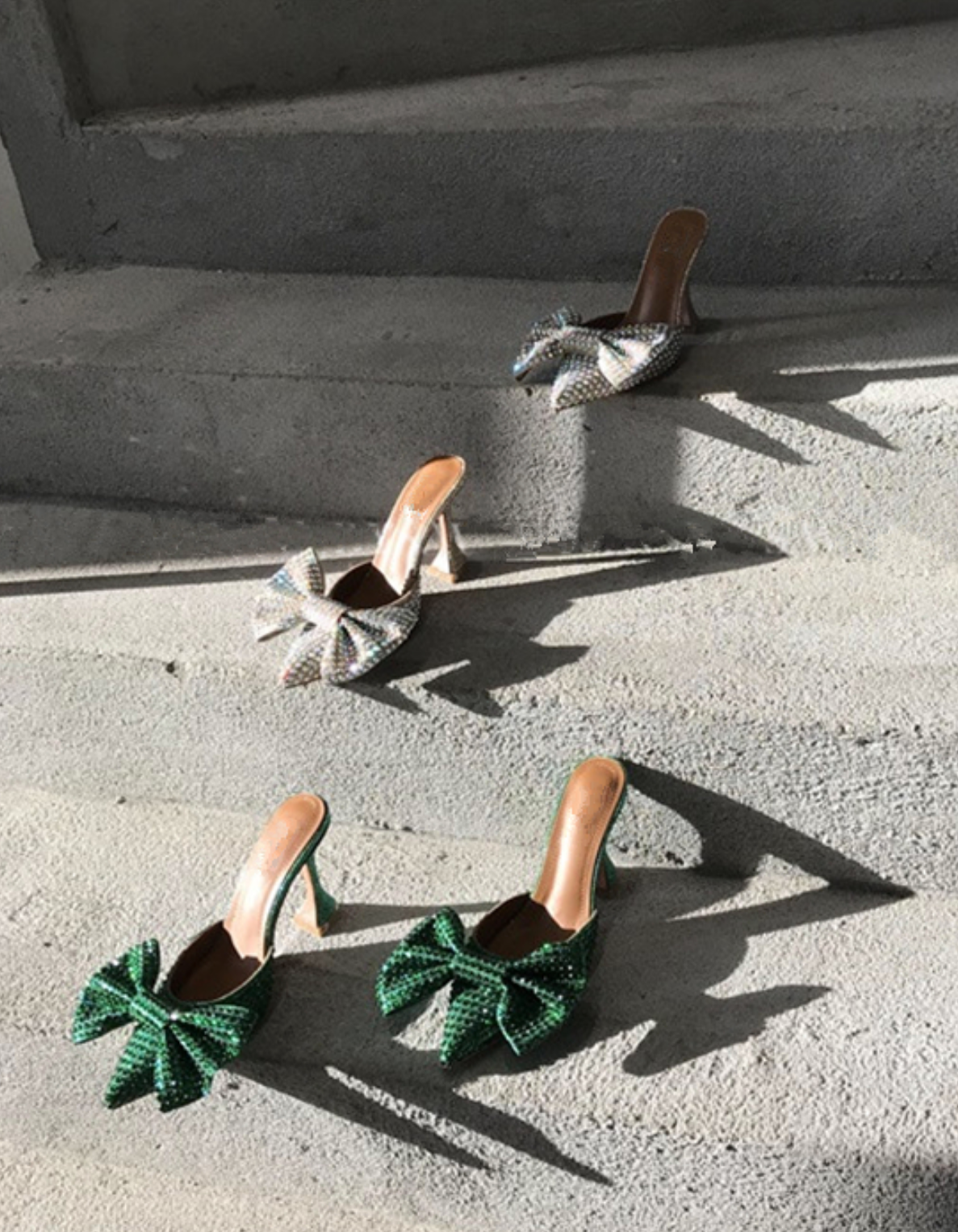 Pasión Soleil Rhinestones Heels