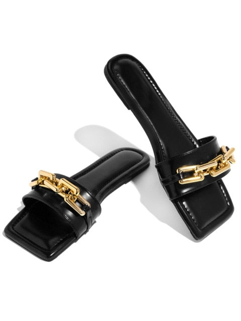 Glimmer Chain Slippers