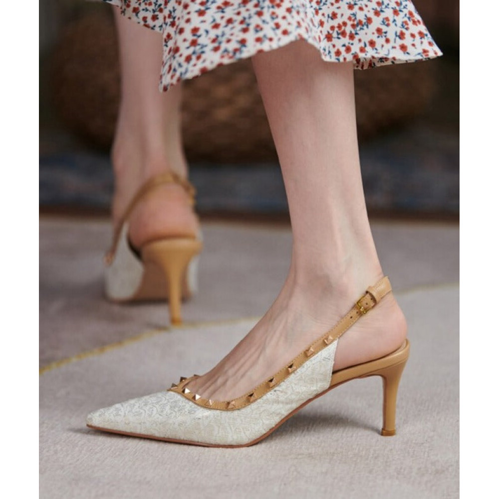 Violetta Studs Heels
