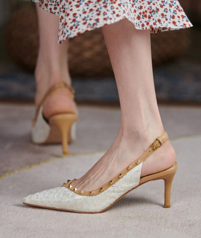 Violetta Studs Heels